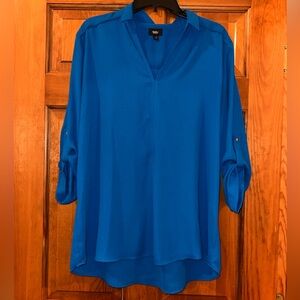 Mossimo Supply Co. Vibrant Blue Blouse